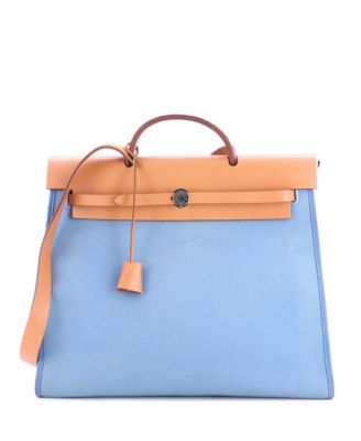 39 Herbag Zip Leather and Toile