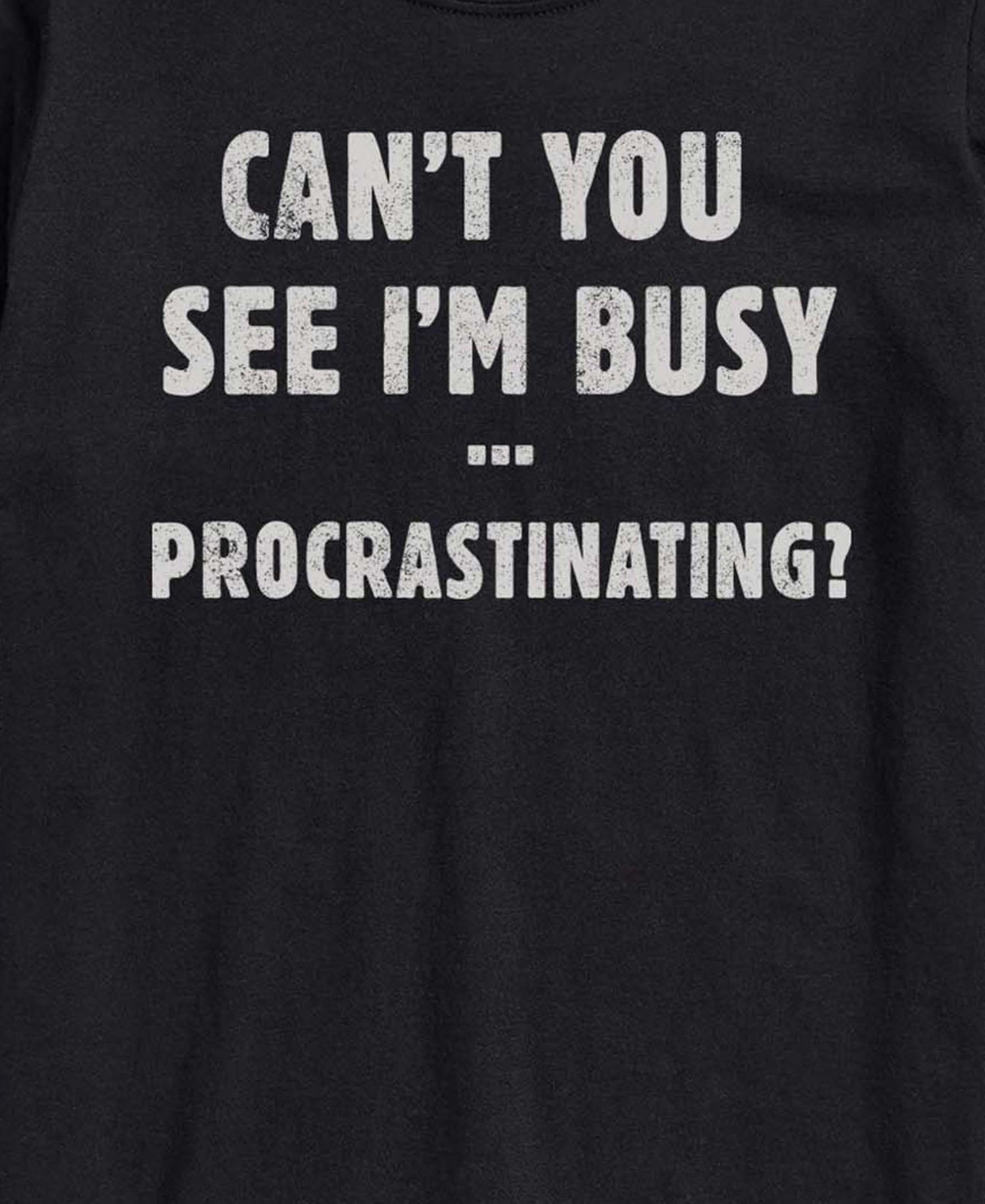 Men's Busy Procrastinating Short-Sleeve Graphic T-Shirt