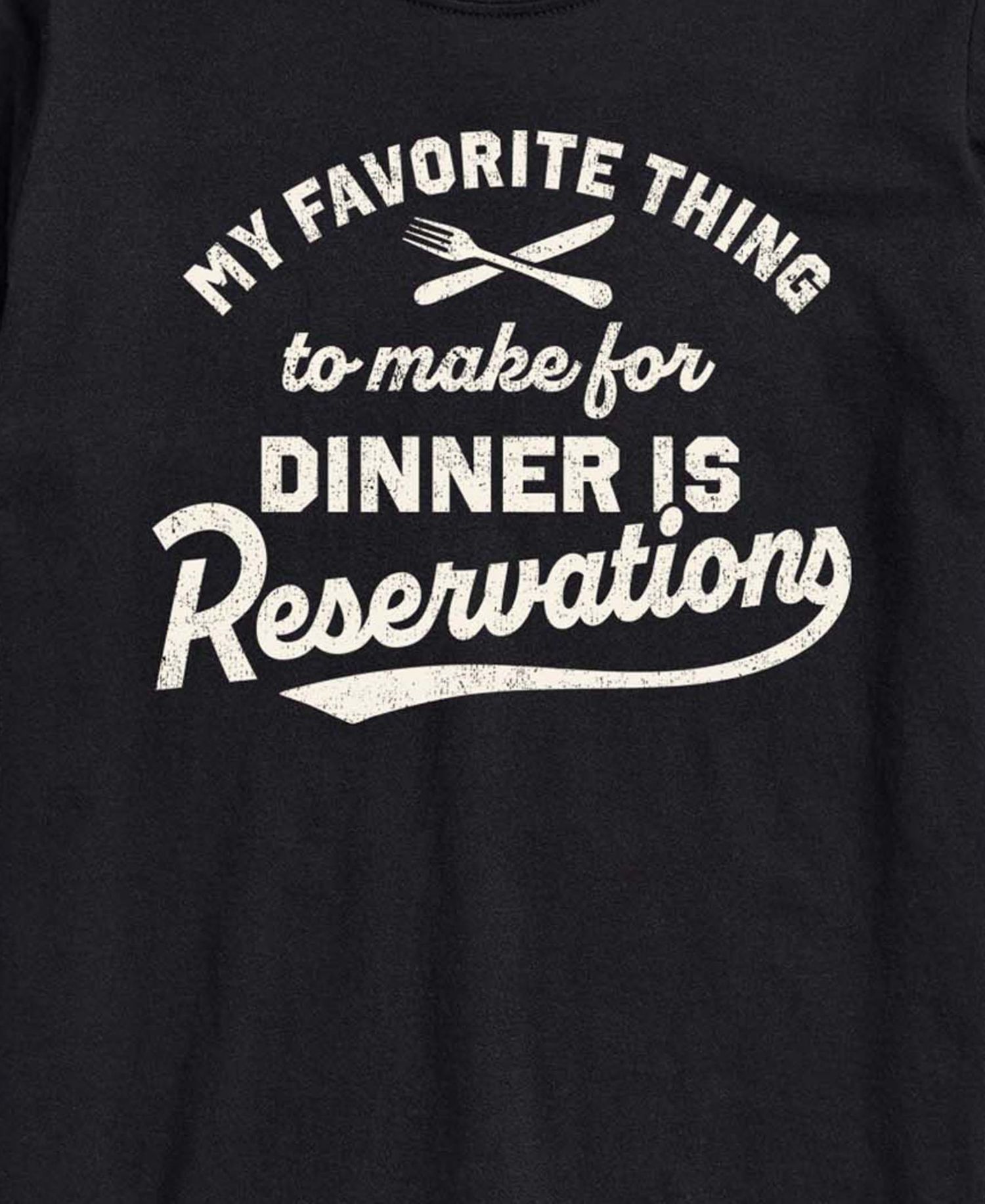 Men's My Favorite Thing Reservations Short-Sleeve Graphic T-Shirt