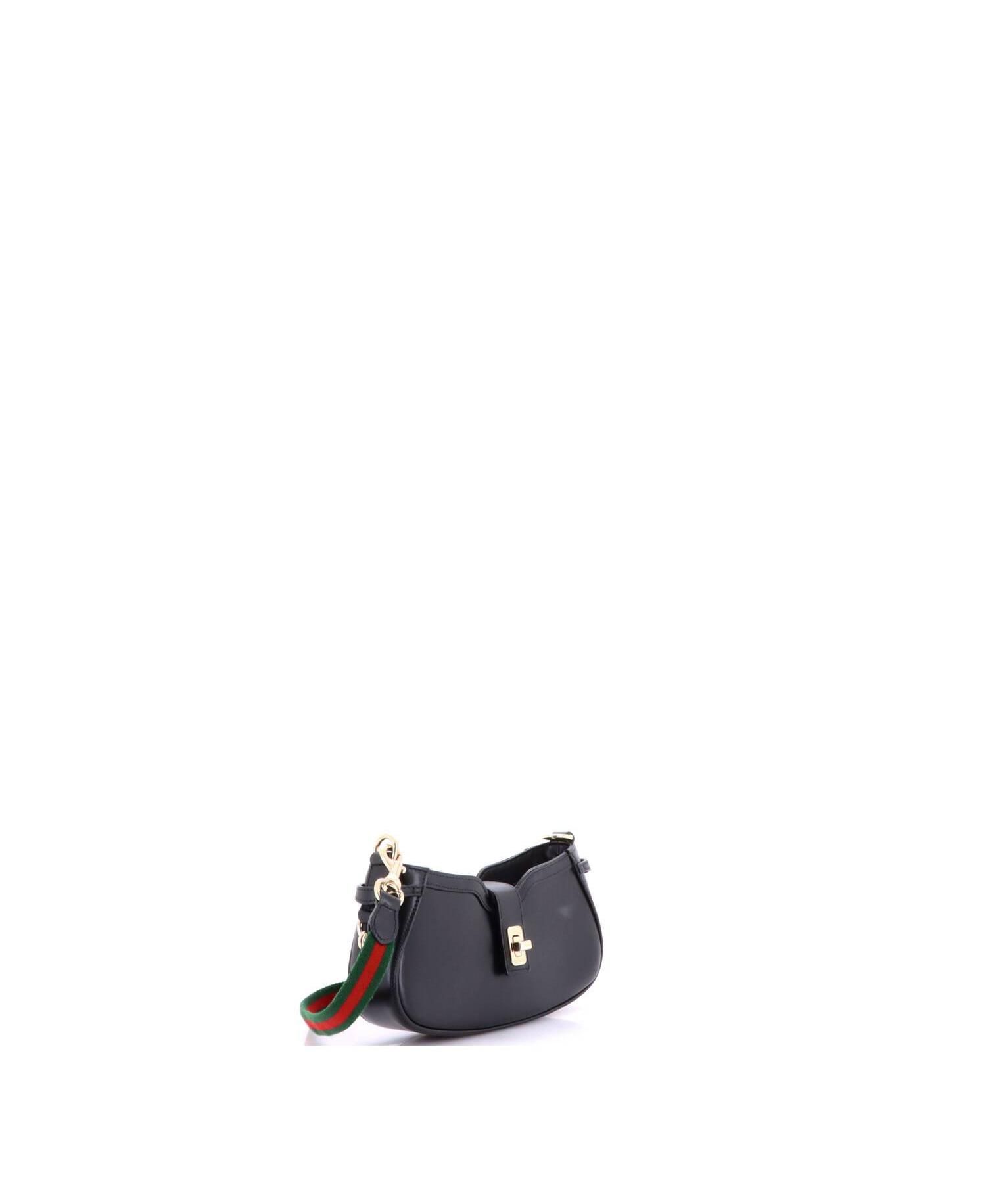 Mini Moon Side Shoulder Bag Leather