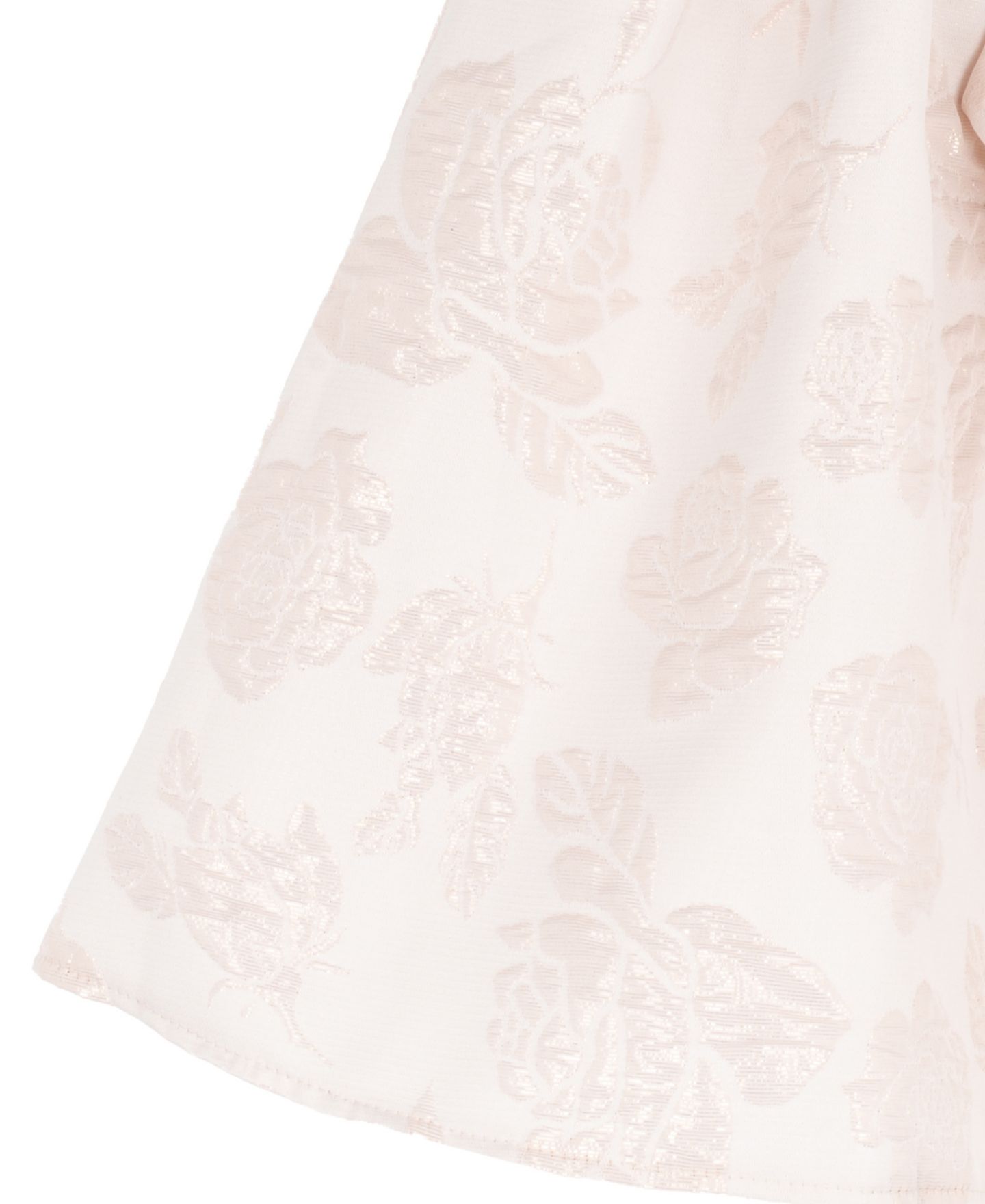 Платье Rare Editions Brocade Cap Sleeve Beaded Trim Dress для девочек, цвет: Серо-коричневый — фото 7