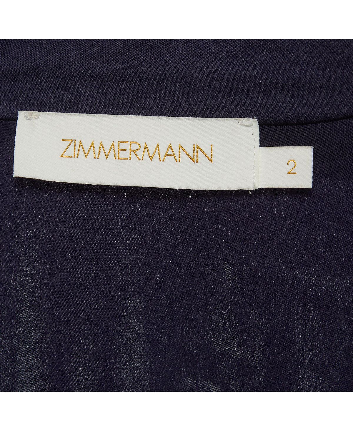 Pre-Owned Zimmermann Women's Satin Asymmetric Midi Wrap Dress view 4 — MAYCSS fashion products