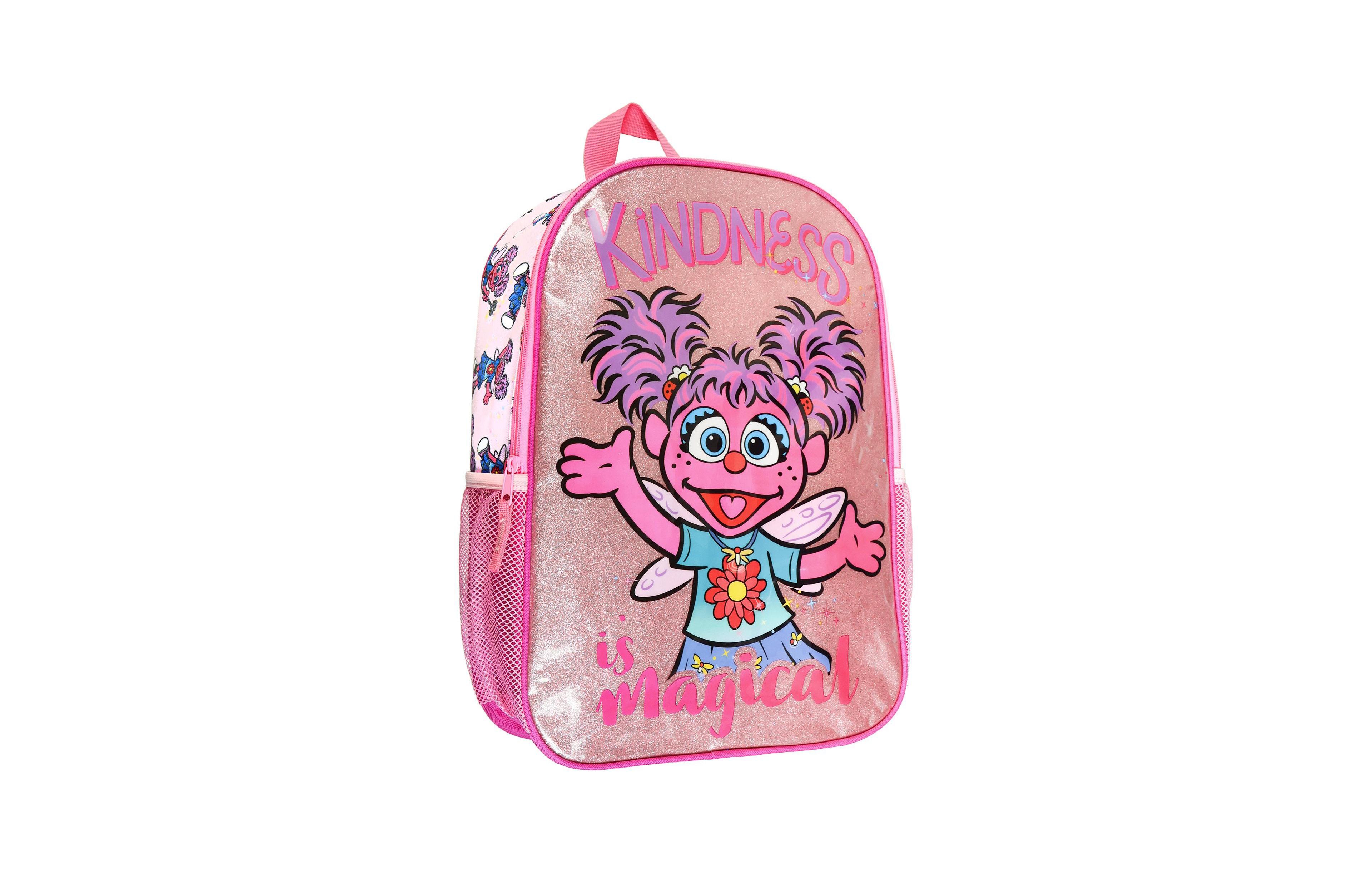Sesame Street Backpack 16 Inch Abby Cadabby Kindness is Magical Book Bag