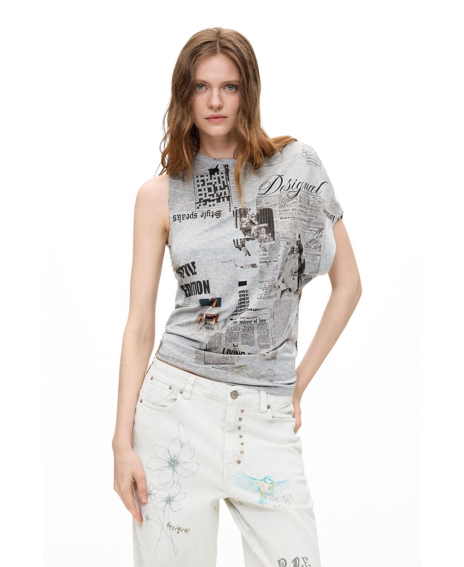 Women's Printed balloon jeans