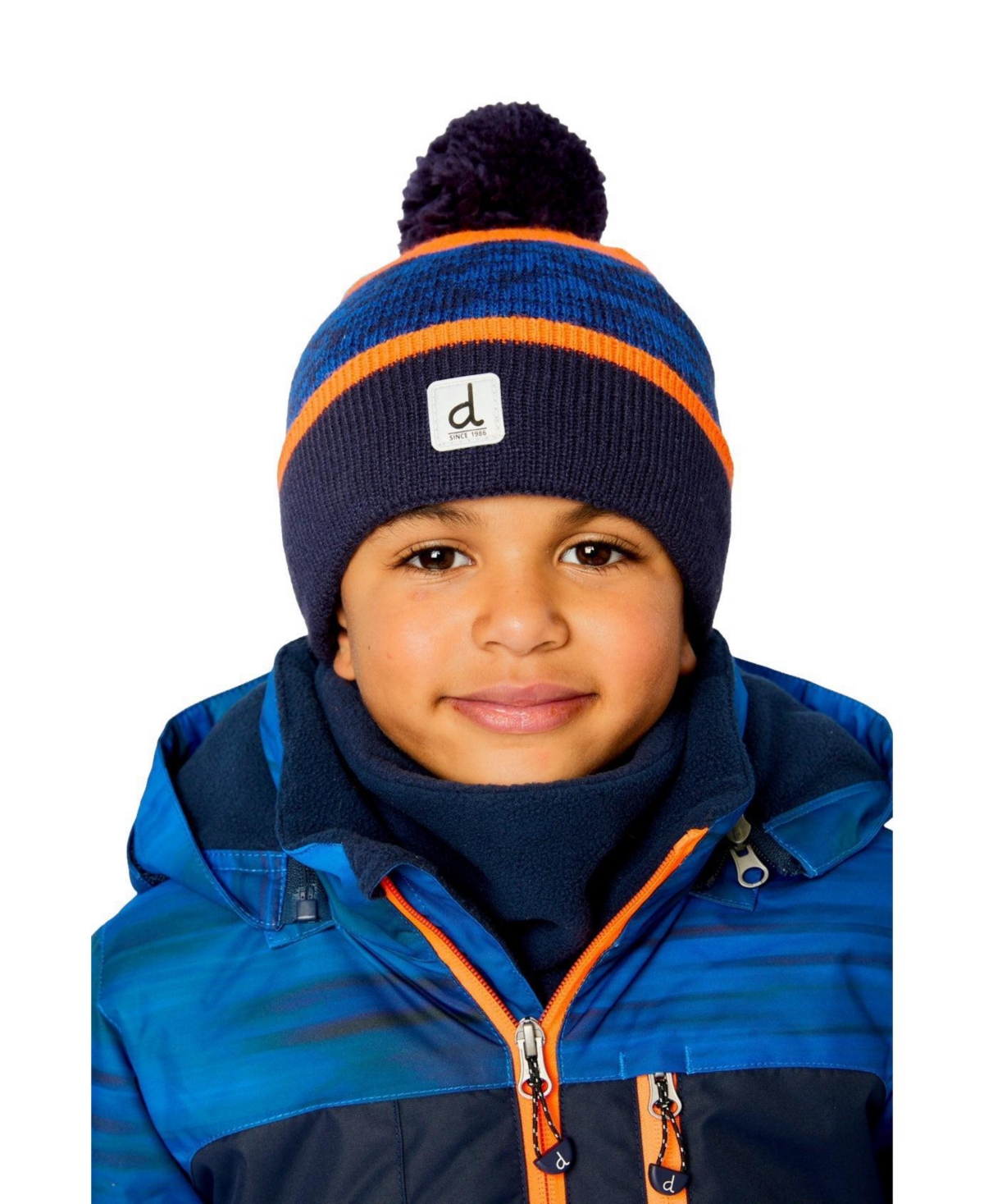 Deux par Deux Toddler Boy 2 - 4 Winter Knit Hat