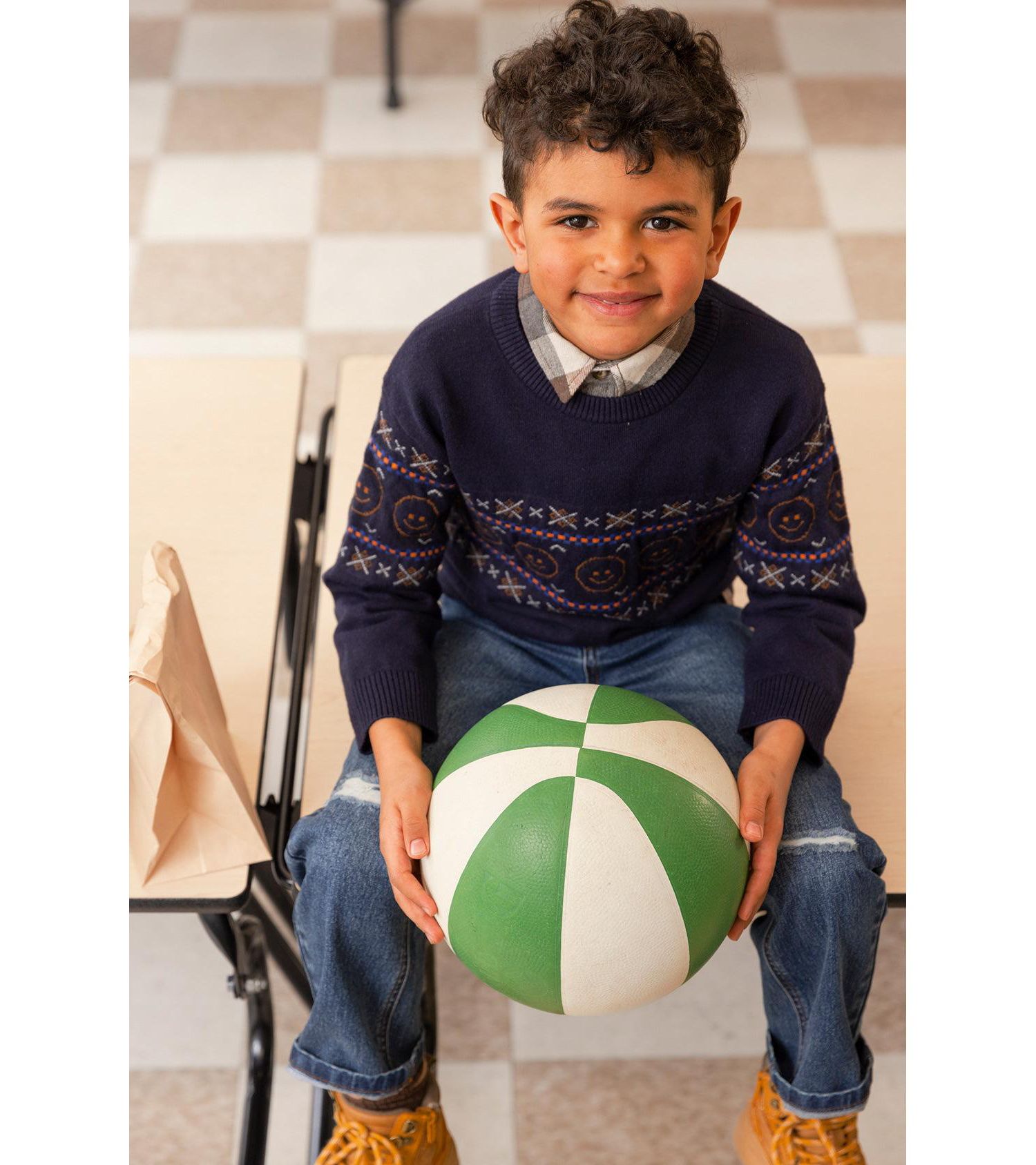 Little Boys (6-12) Jacquard Sweater