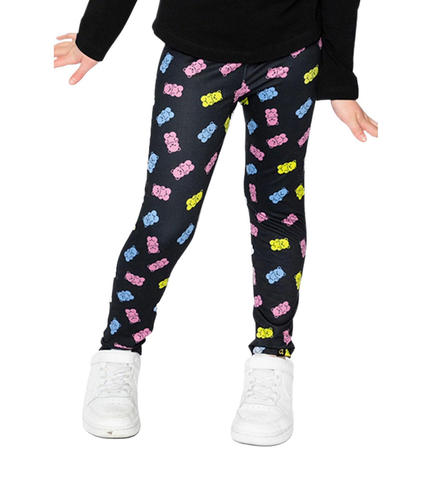 Little and Big Girl 6-12Y Printed Leggings Printed Gummy Bears