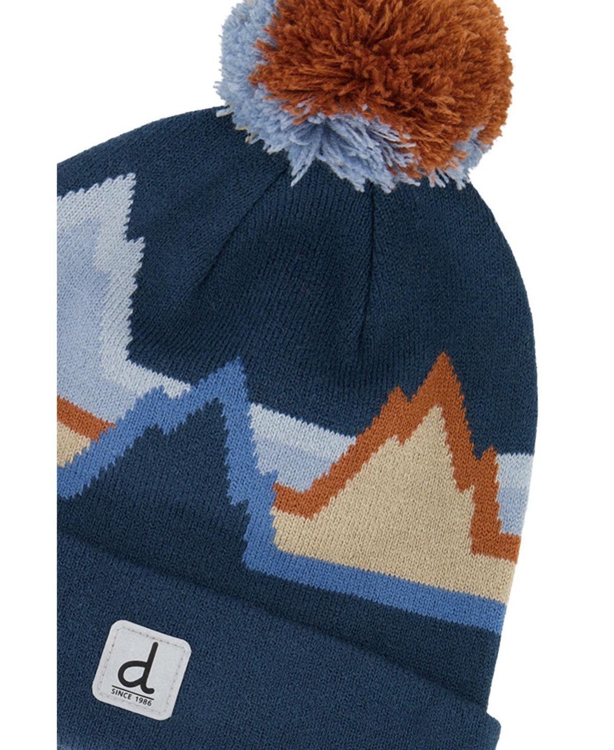 Deux par Deux Toddler Boy 2-4 Years Winter Knit Hat with Pompom