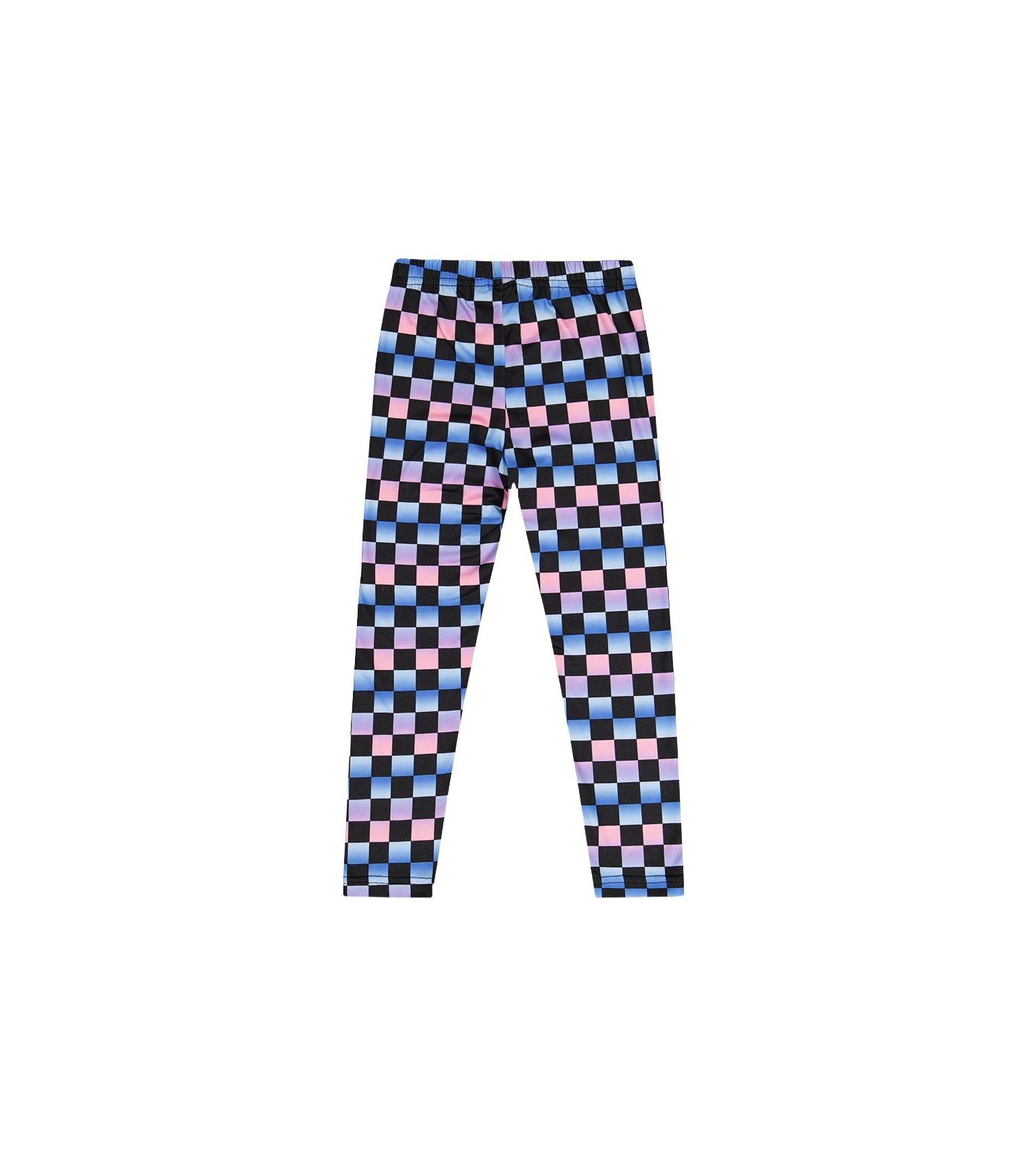 Little and Big Girl (6-12) Leggings Checkered Print