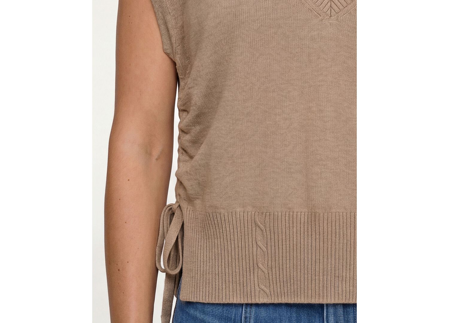 Women's V-Neck Dolman-Sleeve Sweater