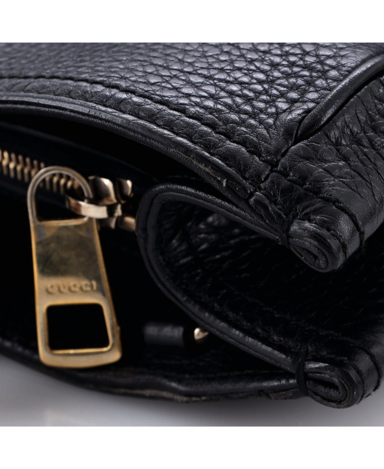 Medium Bamboo Shopper Tote Leather