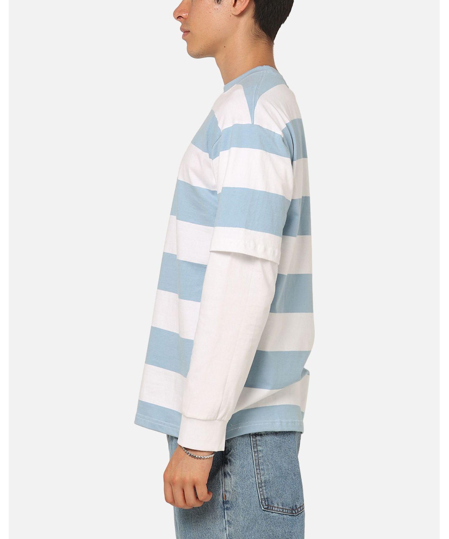 Men's Club Stripe Long Sleeve T-Shirt