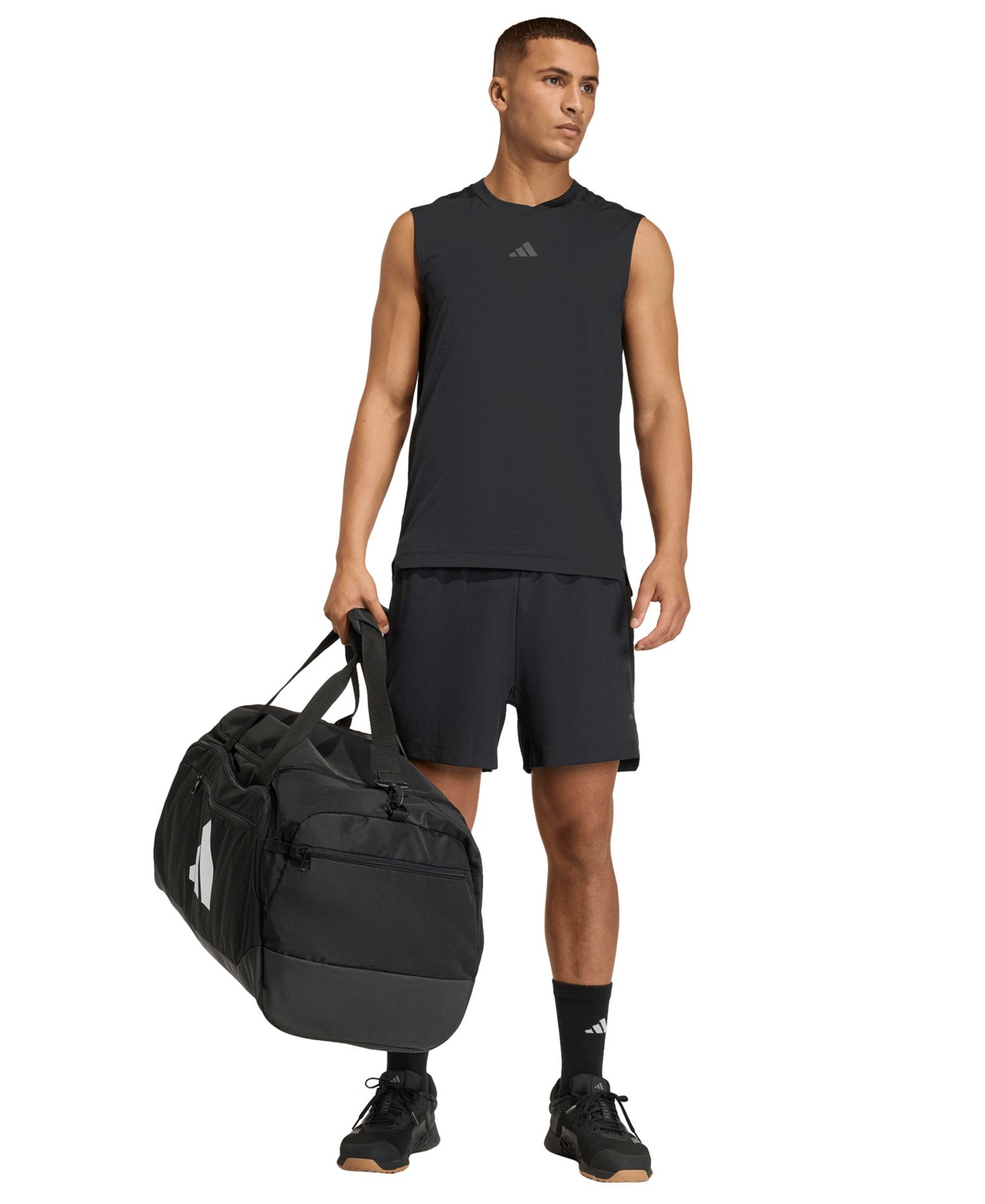 Men's D4T Prime Lift Three-Stripes Crewneck Tank Top