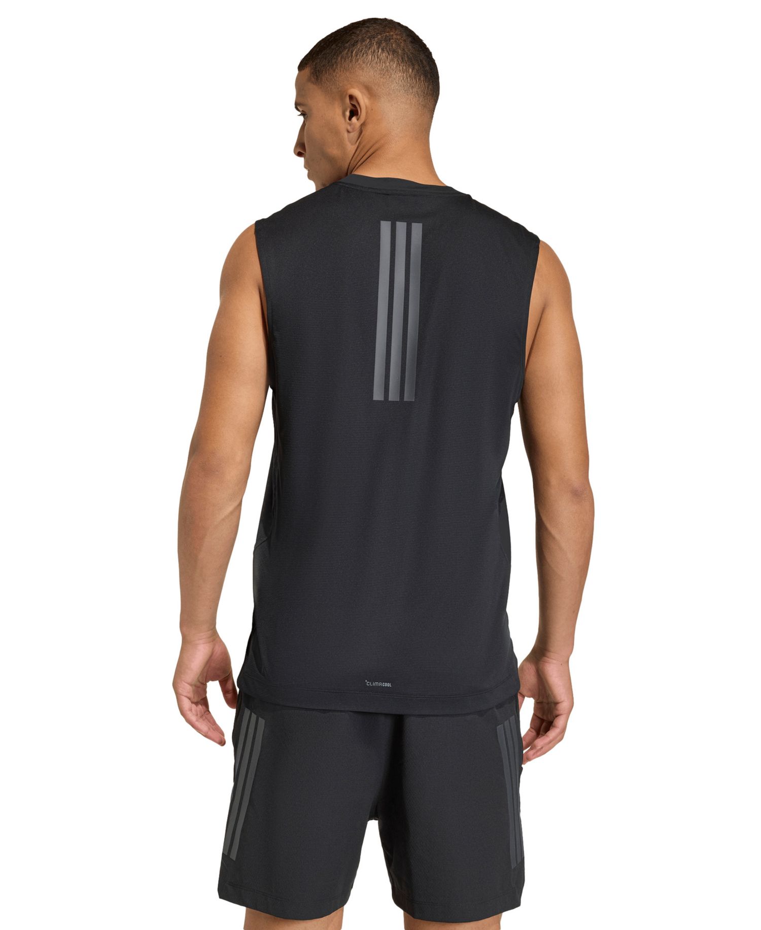 Men's D4T Prime Lift Three-Stripes Crewneck Tank Top