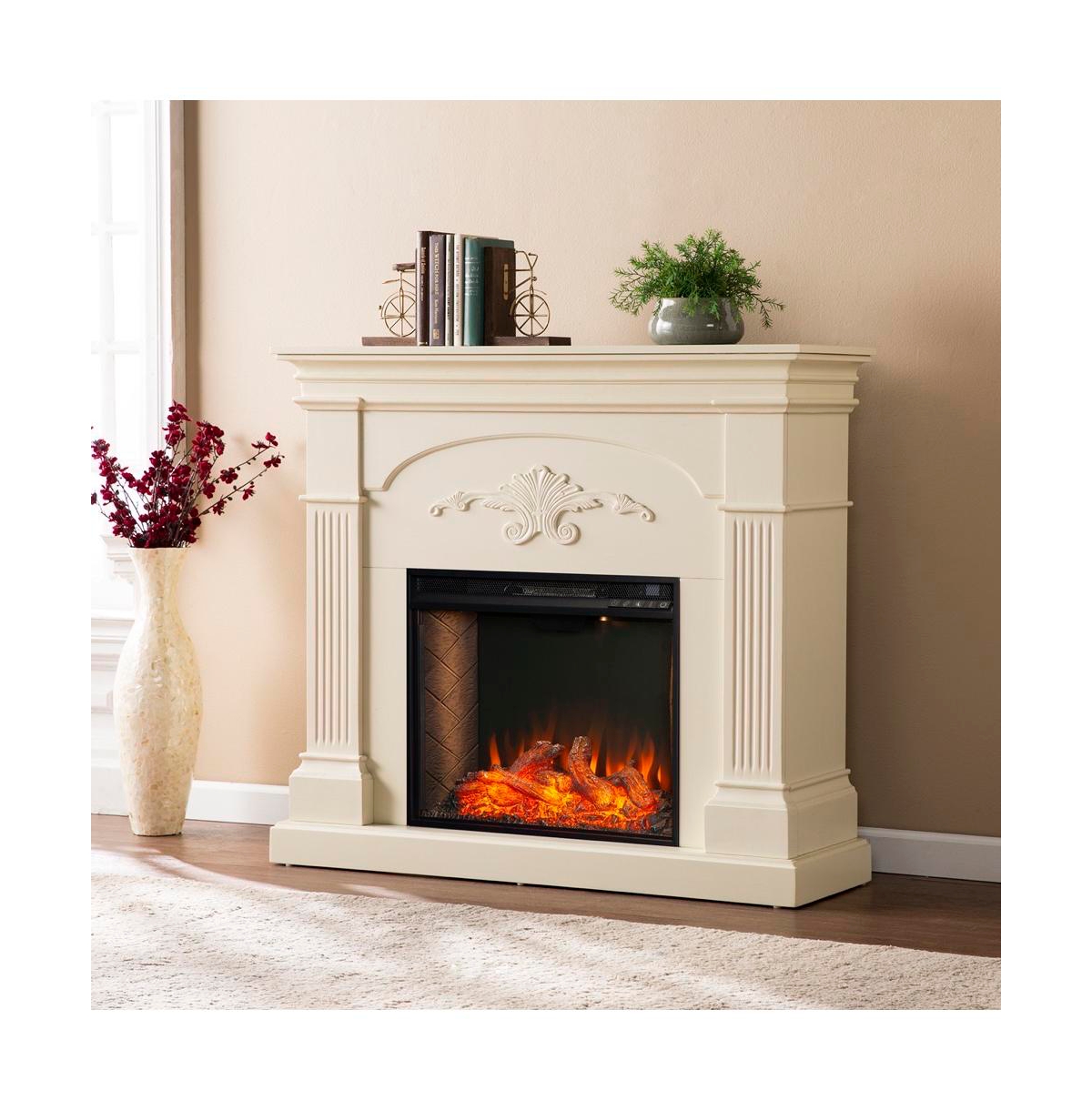 Augusta Home Sicilian Criss-Cross Electric Electric Fireplace