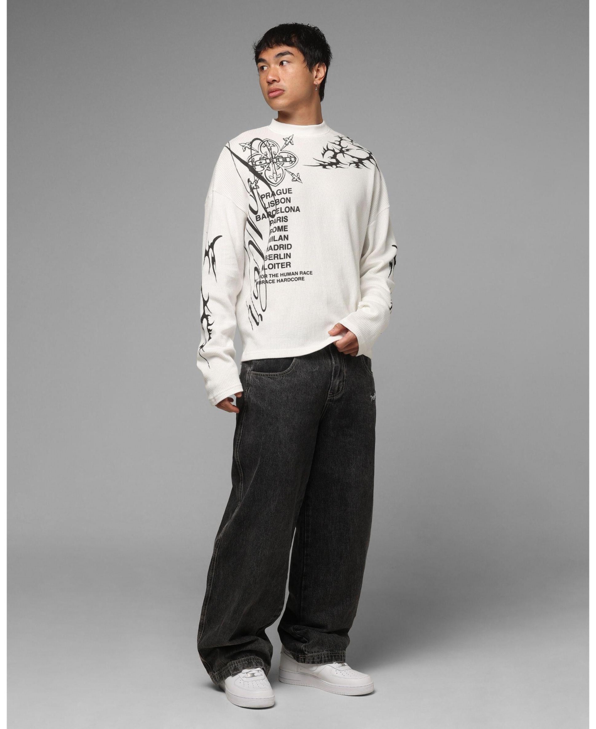 Loiter Men's Cyber Thermal Long Sleeve T-Shirt