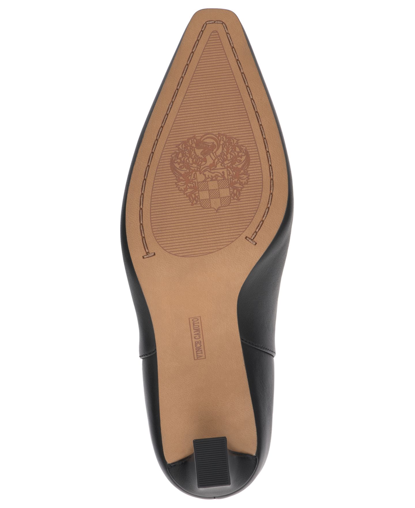 Женские ботинки Vince Camuto Grenna Slouch Dress Booties, цвет: Чёрный кожаный — фото 5