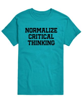 Men's Normalize Critical Thinking Short-Sleeve Graphic T-Shirt