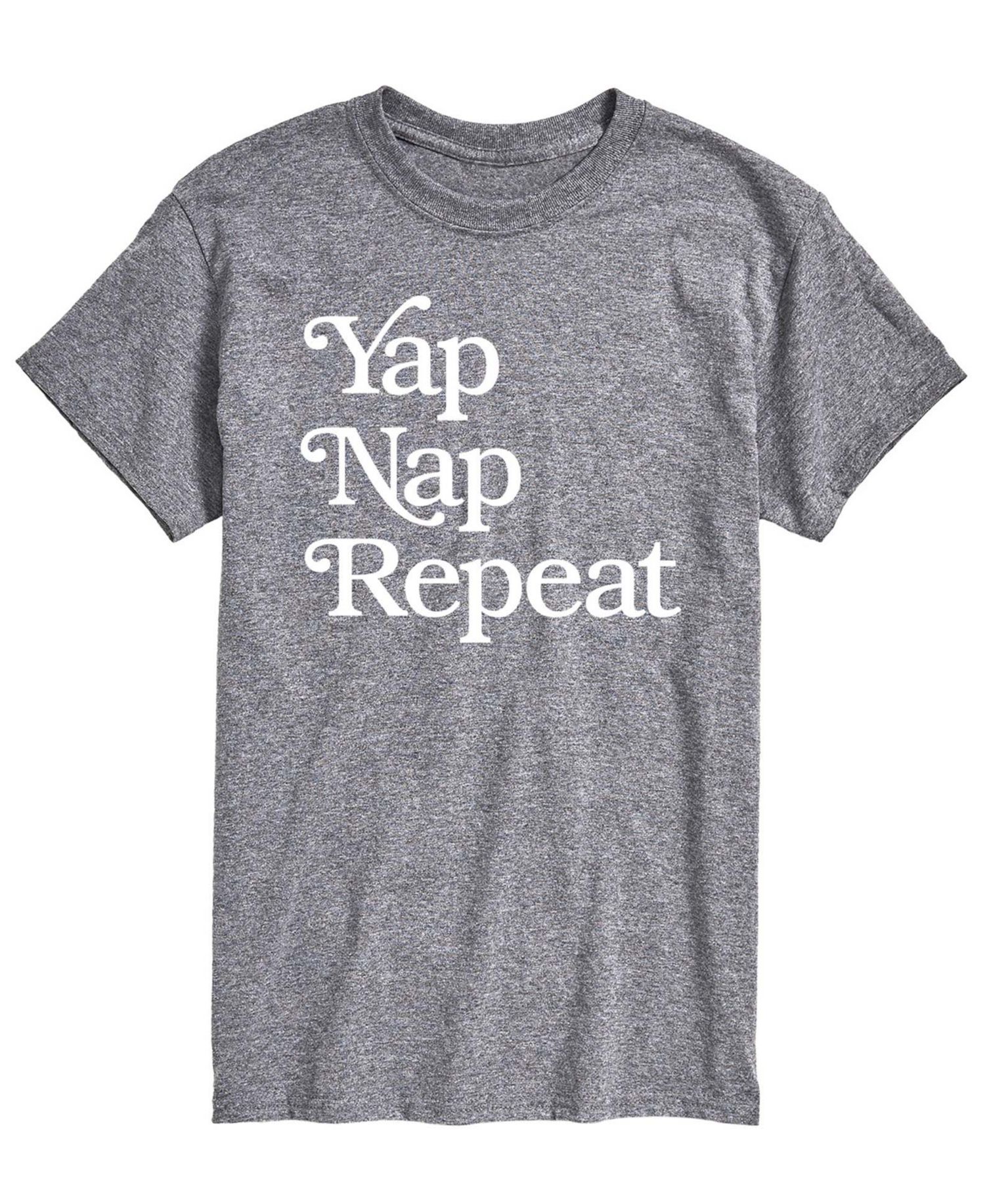 Men's Yap Nap Repeat Short-Sleeve Graphic T-Shirt