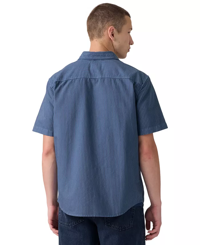 Men's Point Collar Woven Shirt - thumbnail 8