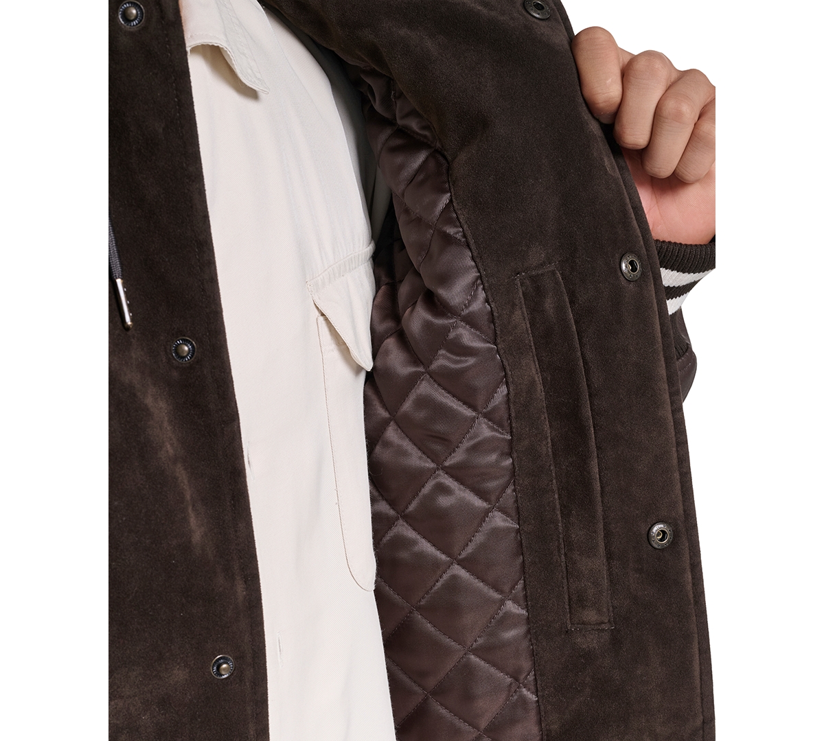 Champion Men's Varsity Faux Suede Leather Jacket