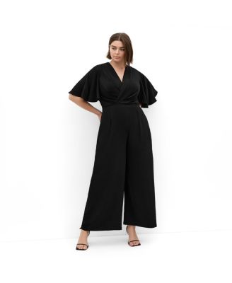 Women's Plus Size Braelynn V Neck Jumpsuit