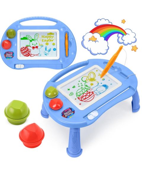 Детская игрушка GNUADZ Toddler Erasable Doodle Drawing Learning Toy Gift, цвет: Синий