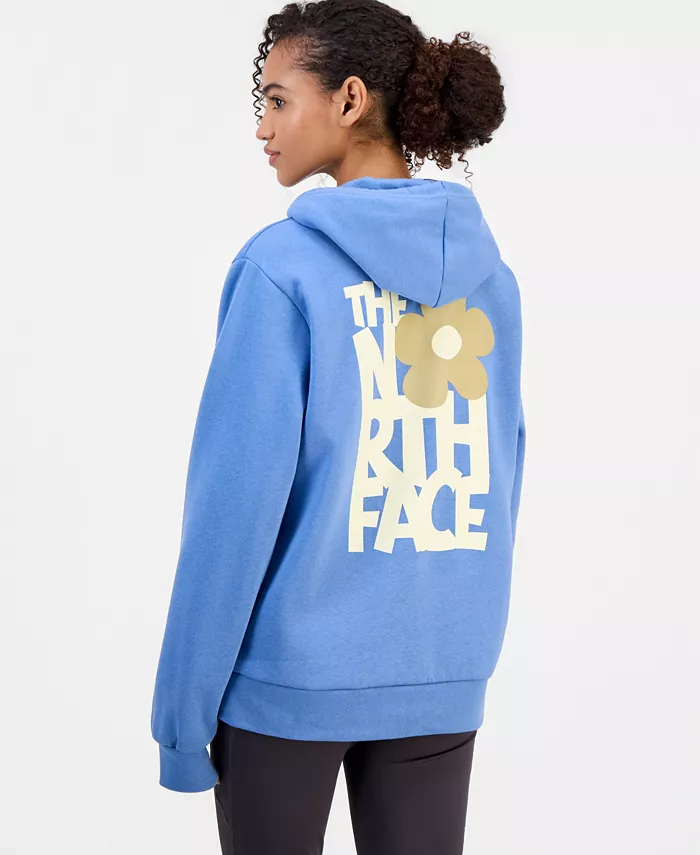 Women's Graphic Flower Logo Pullover Hoodie - thumbnail 3