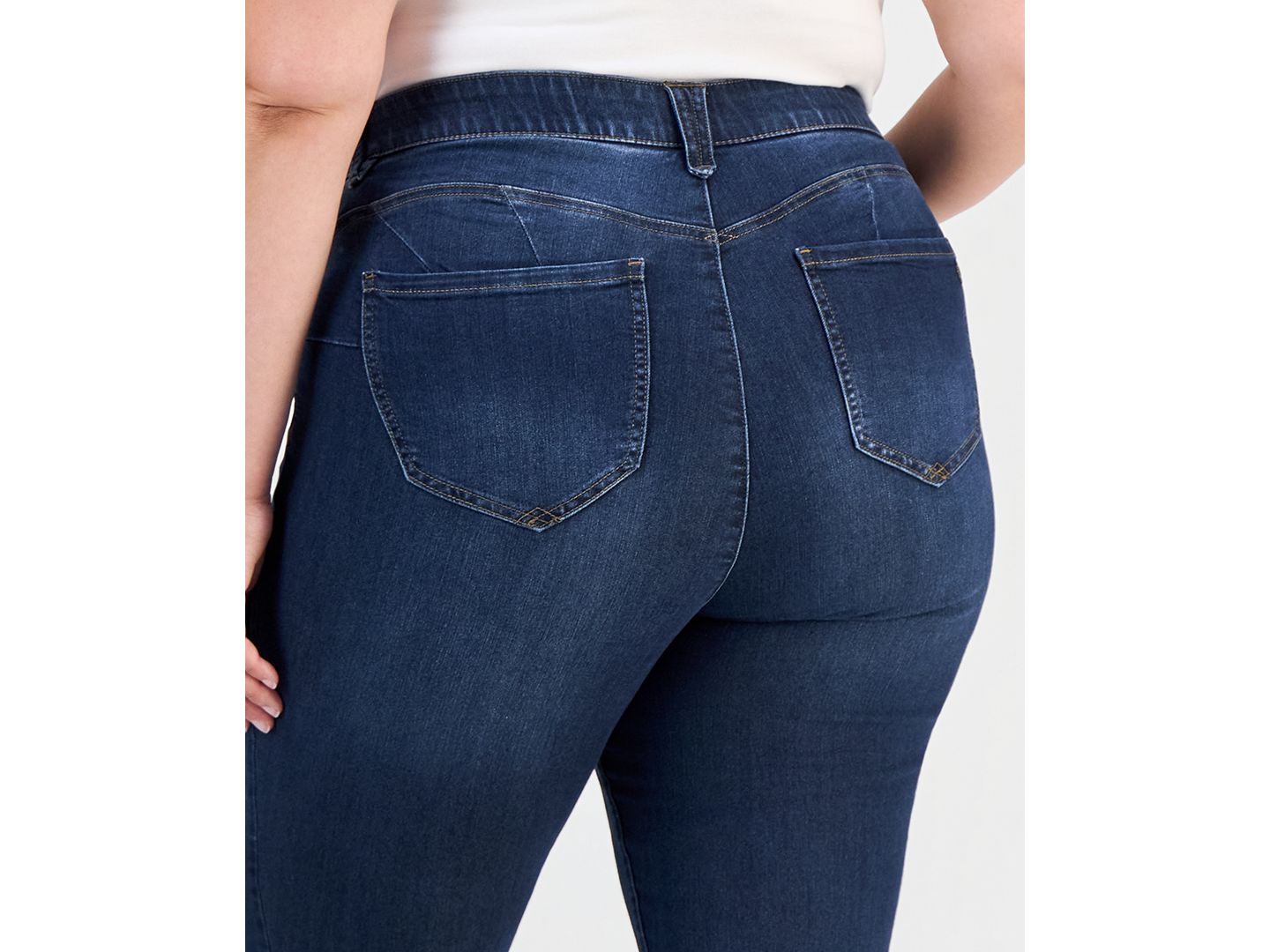 Женские джинсы Democracy Plus 31/16" "AB" Solution Straight Leg, цвет: Индиго — фото 6