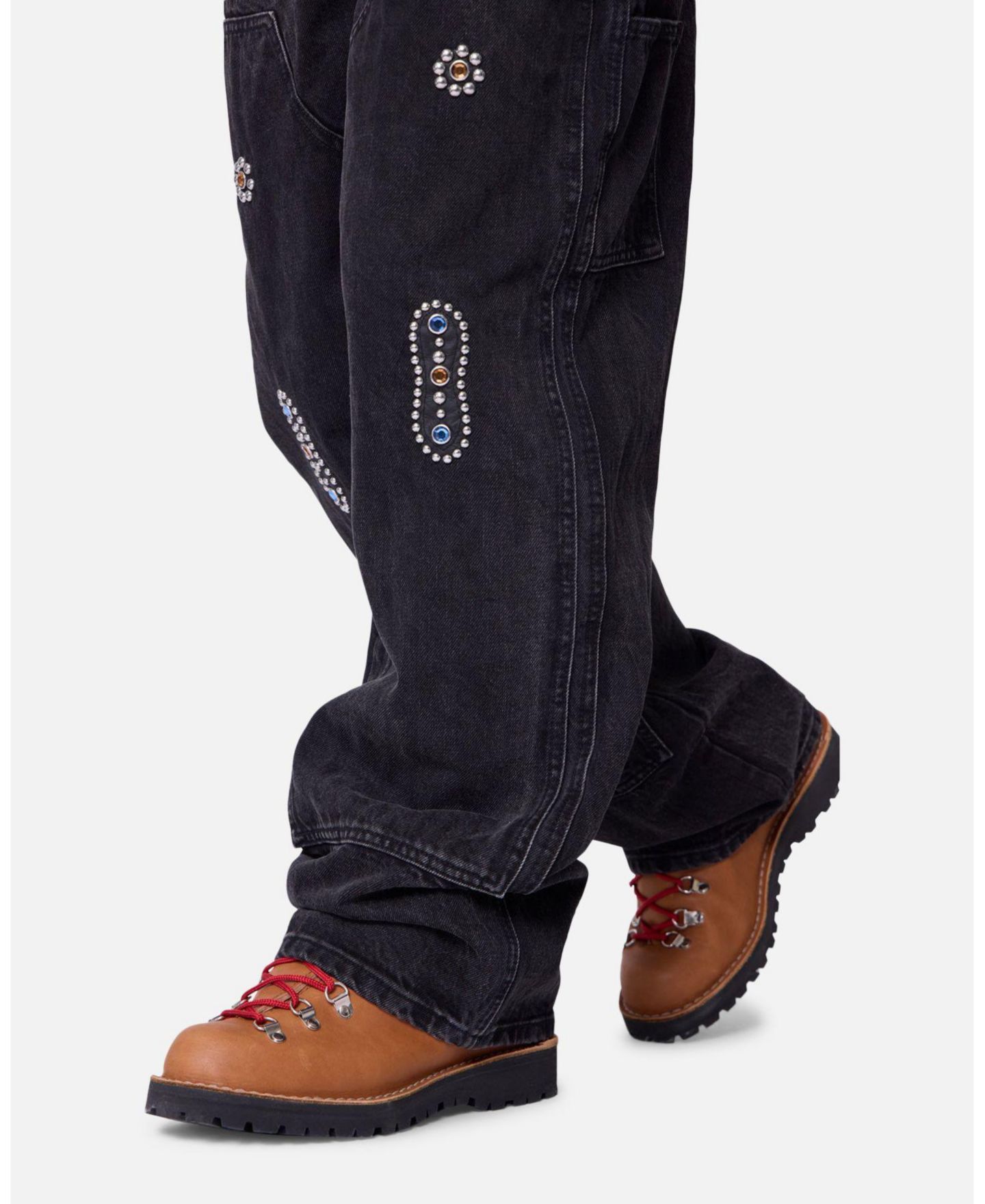 Мужские джинсы mnml Ultra Baggy Western Jewel, цвет: Чёрный — фото 6