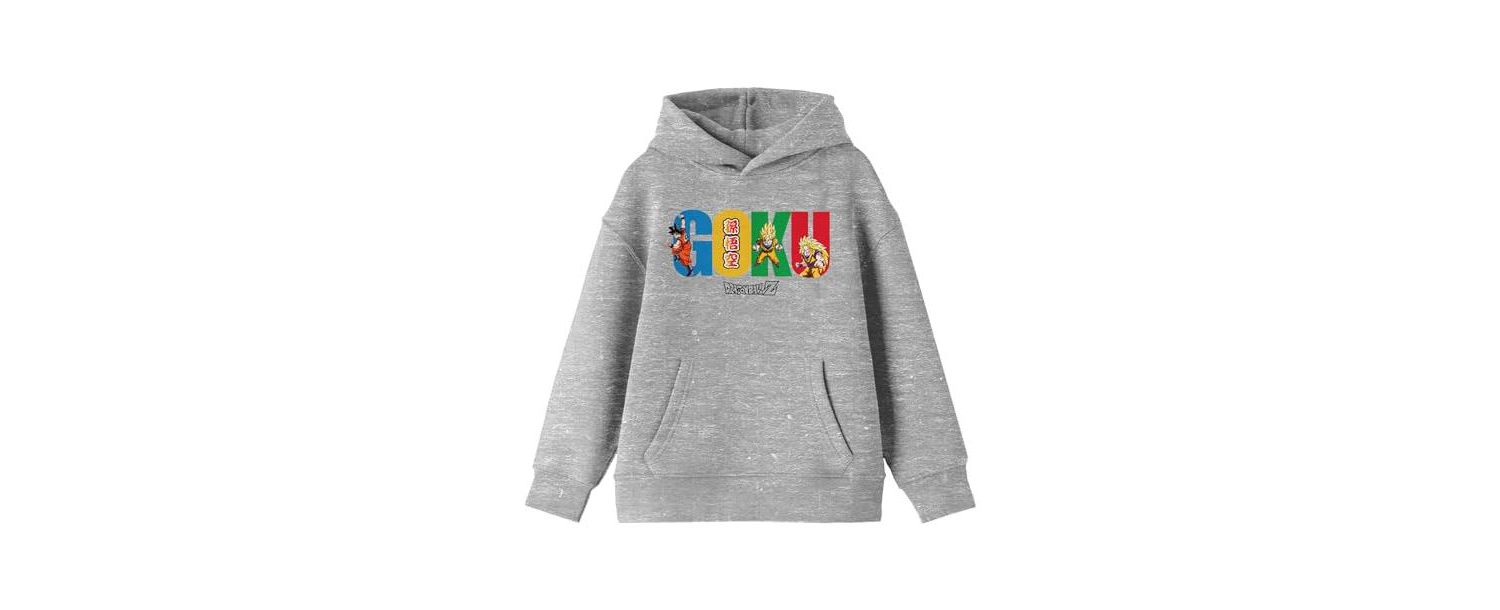 Multiple Goku Youth Heather Gray