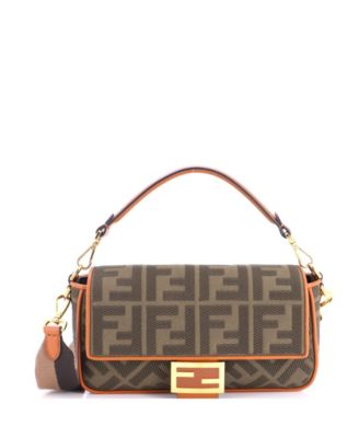 Medium Baguette NM Bag Zucca Embroidered Canvas