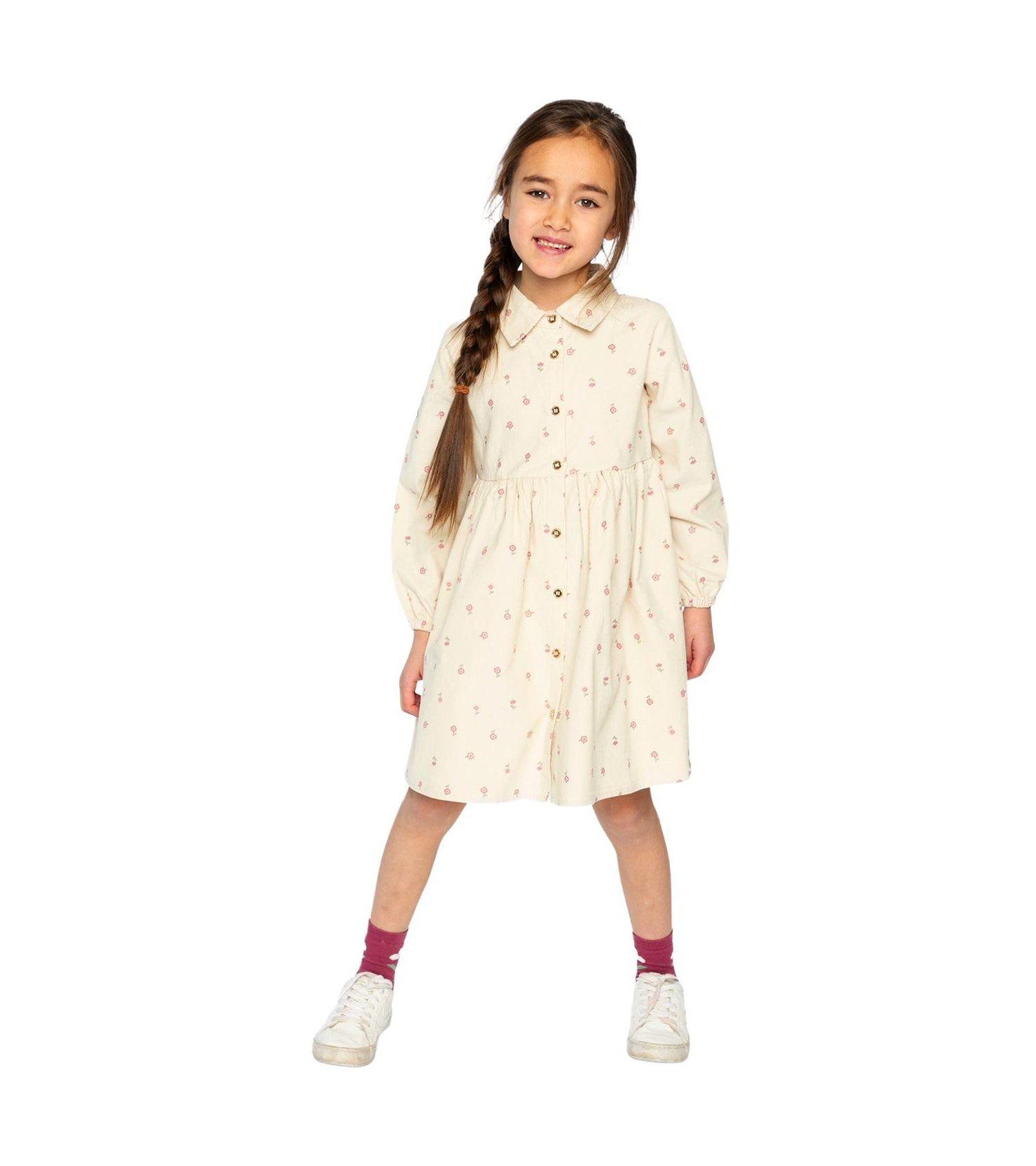 Little Girls (6-12) Corduroy Shirt Dress