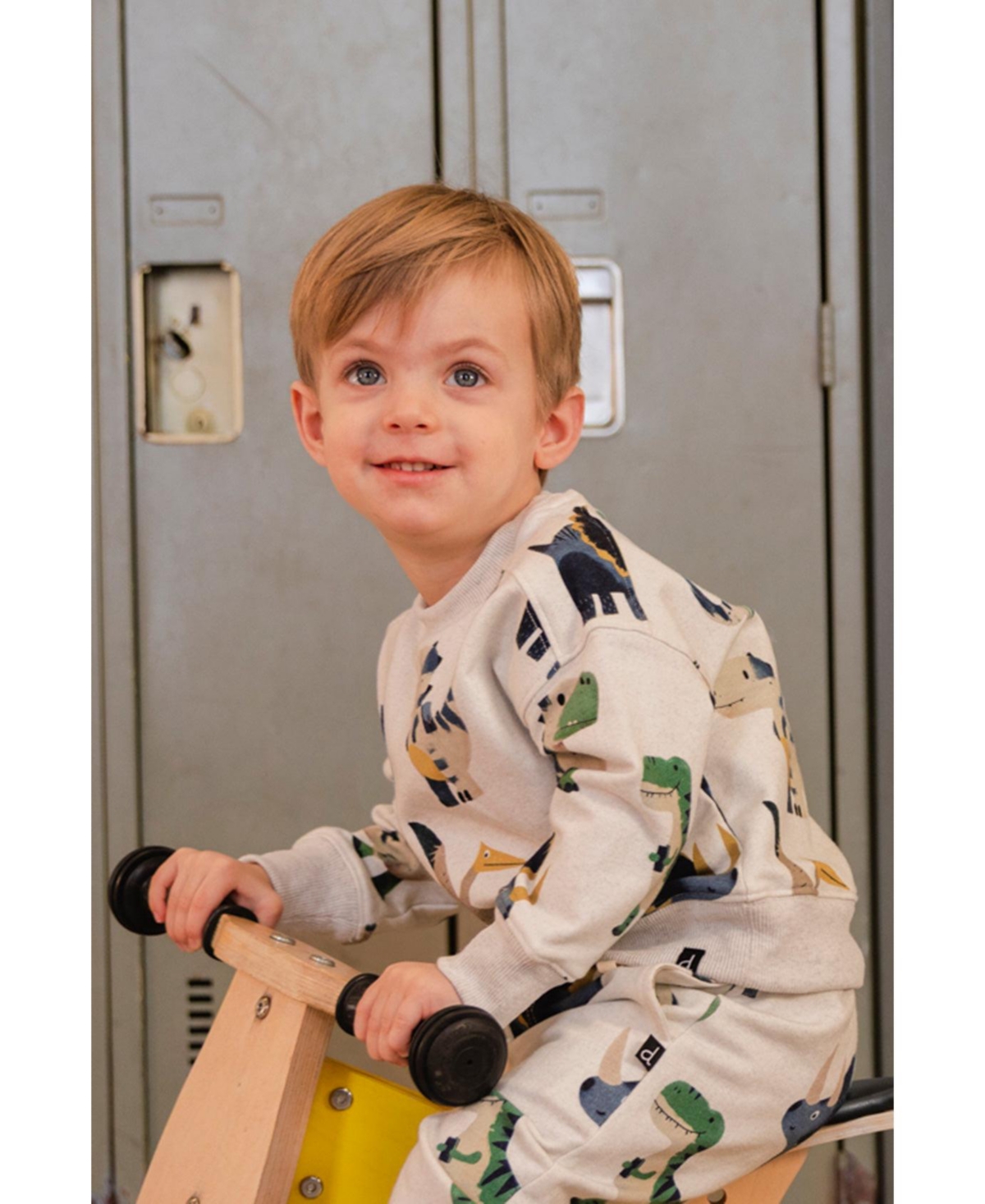 Deux par Deux Baby Boy's (12M-24M) Fleece Dinosaur Print Sweatshirt