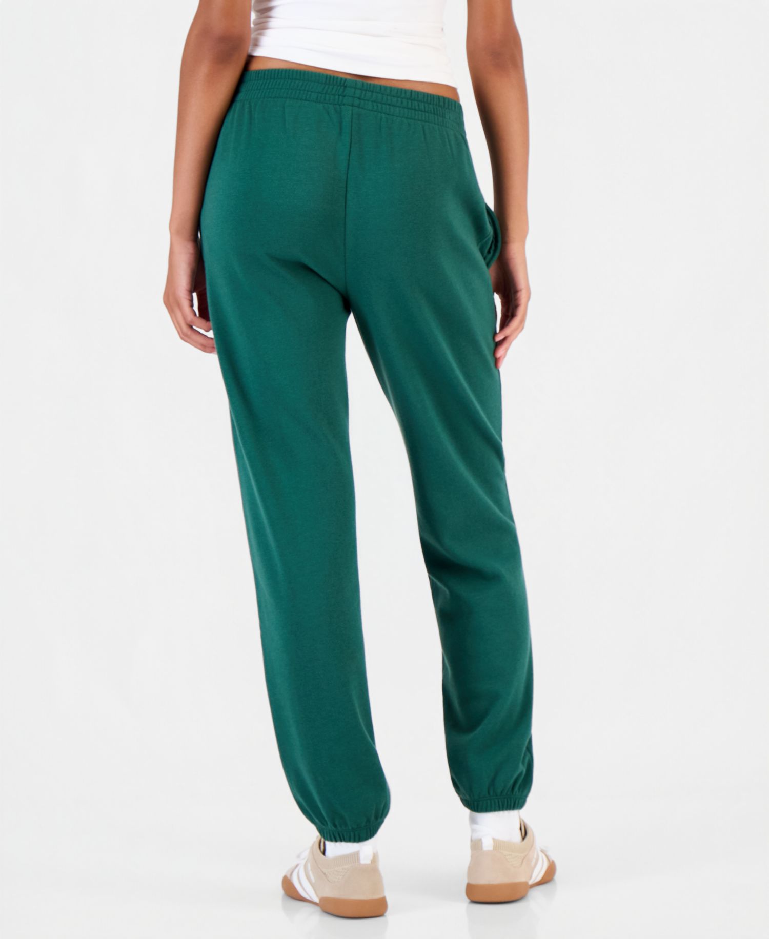 Juniors' Mickey Xmas Holiday Fleece Joggers