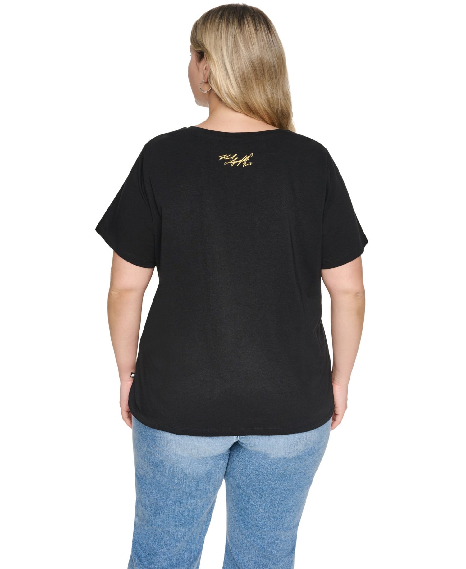 Plus Size Crewneck Whimsy Frames Logo T-Shirt