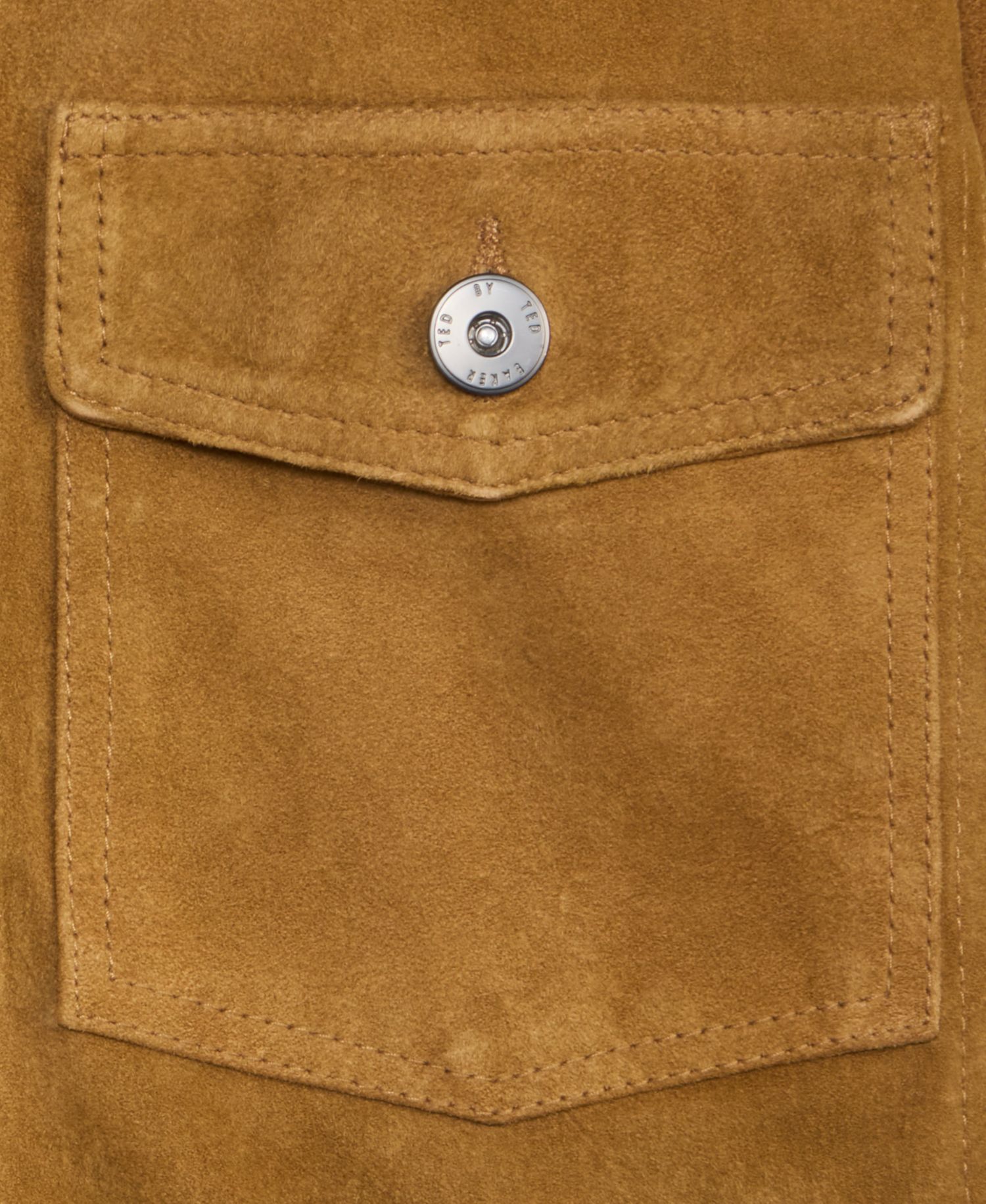 Men's Genuine Suede Trucker Jacket