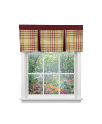 Syon Park Pleated Window Valance Cotton Rod Pocket