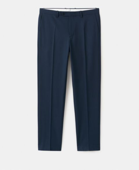 Мужские брюки Mango Milan Slim-Fit Suit, цвет: Тёмный тёмно-синий