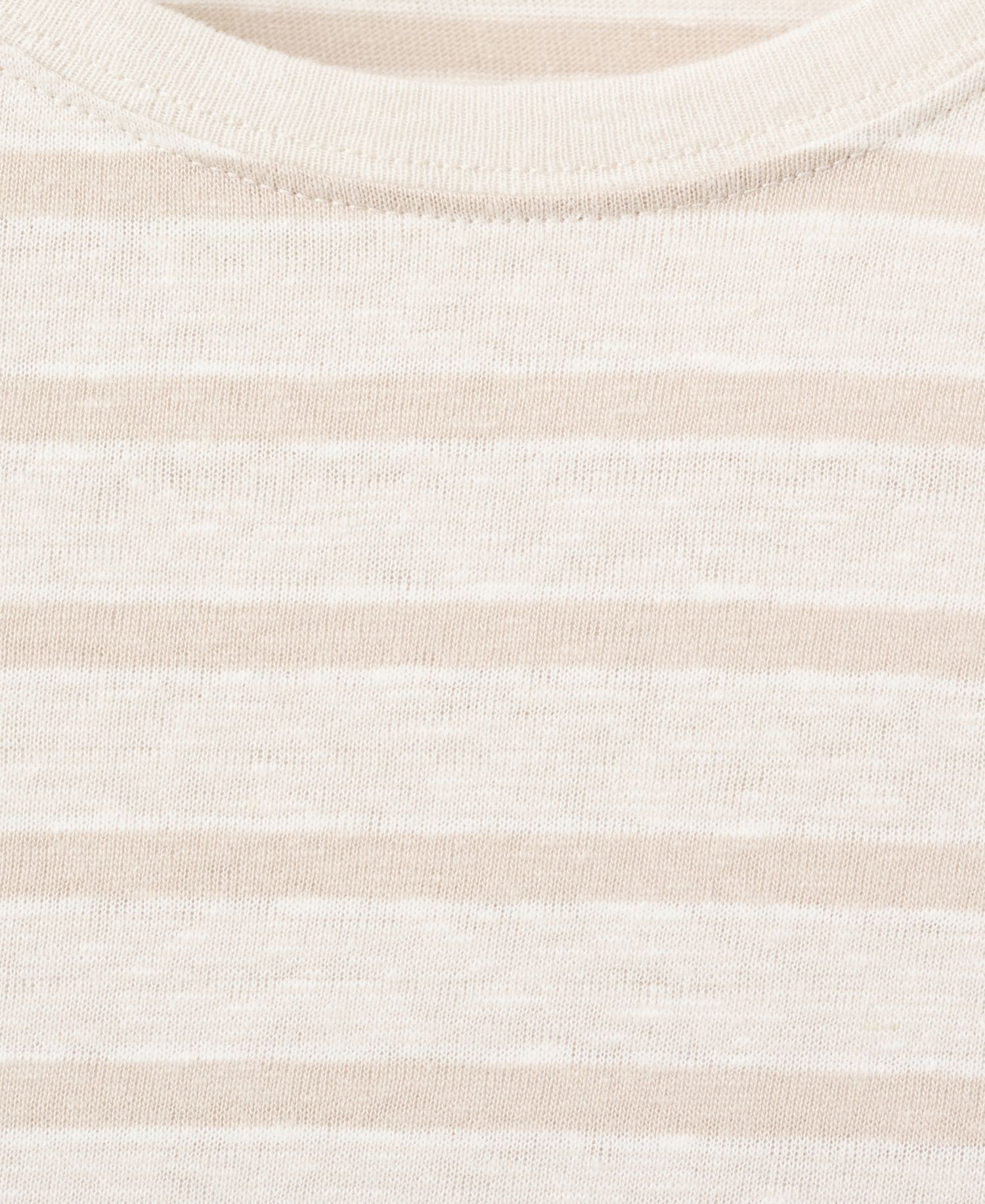Men's Striped Linen T-Shirt