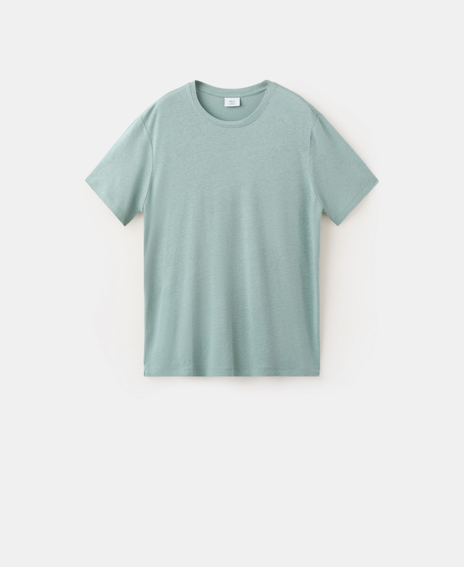 Men's Slim-Fit Linen-Blend T-Shirt
