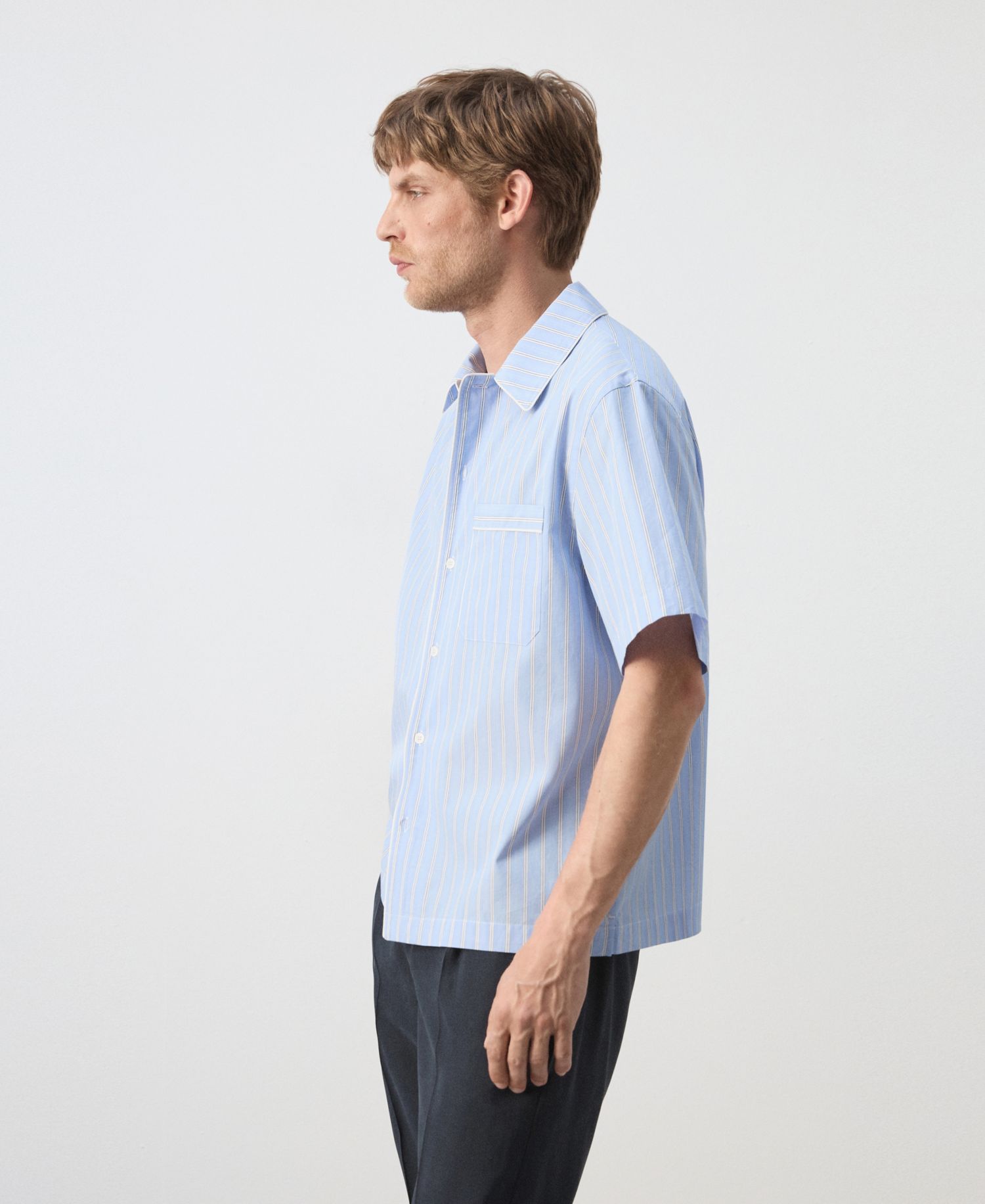 Men's Cotton Striped Shirt