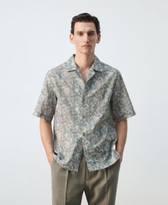 Men's Cotton Bowling-Collar Shirt