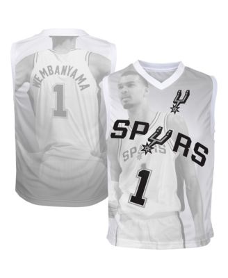 Big Boys and Girls Victor Wembanyama Silver San Antonio Spurs Hometown Fashion Jersey