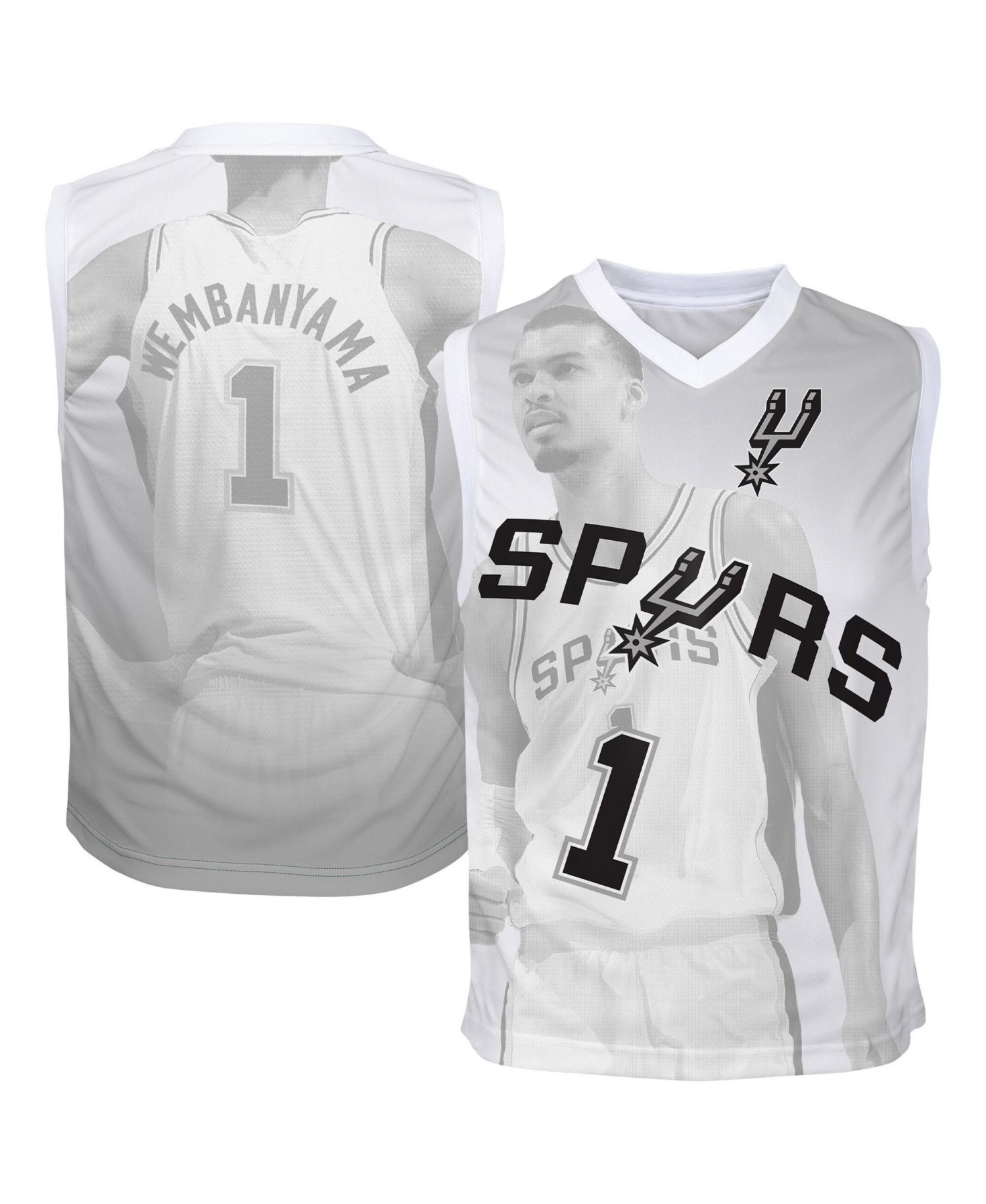Big Boys and Girls Victor Wembanyama Silver San Antonio Spurs Hometown Fashion Jersey