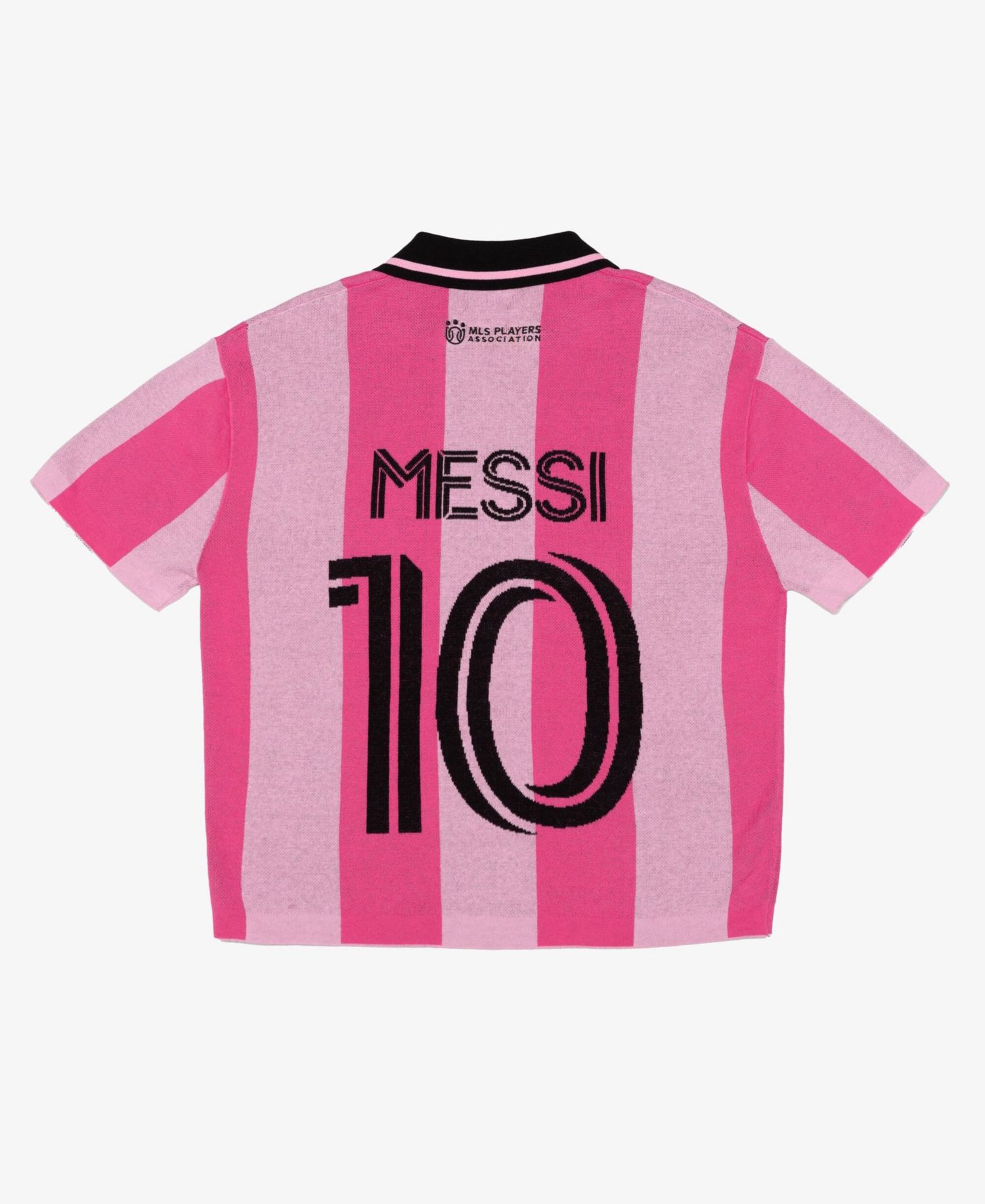 Men's and Women's Lionel Messi Pink Inter Miami CF Knit Fashion Jersey