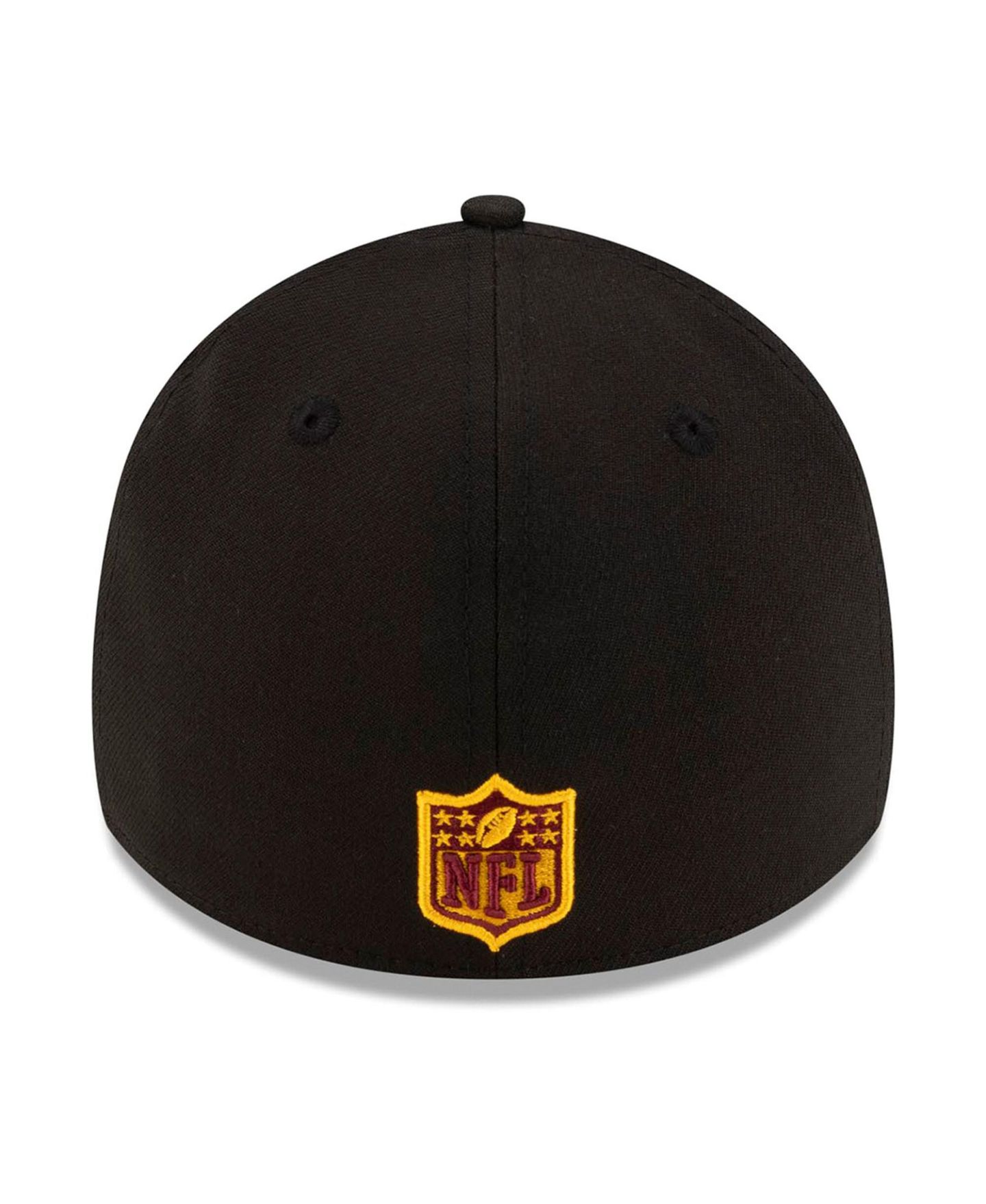 Мужская кепка New Era Black Washington Commanders Alternate 39THIRTY Flex Hat — фото 3