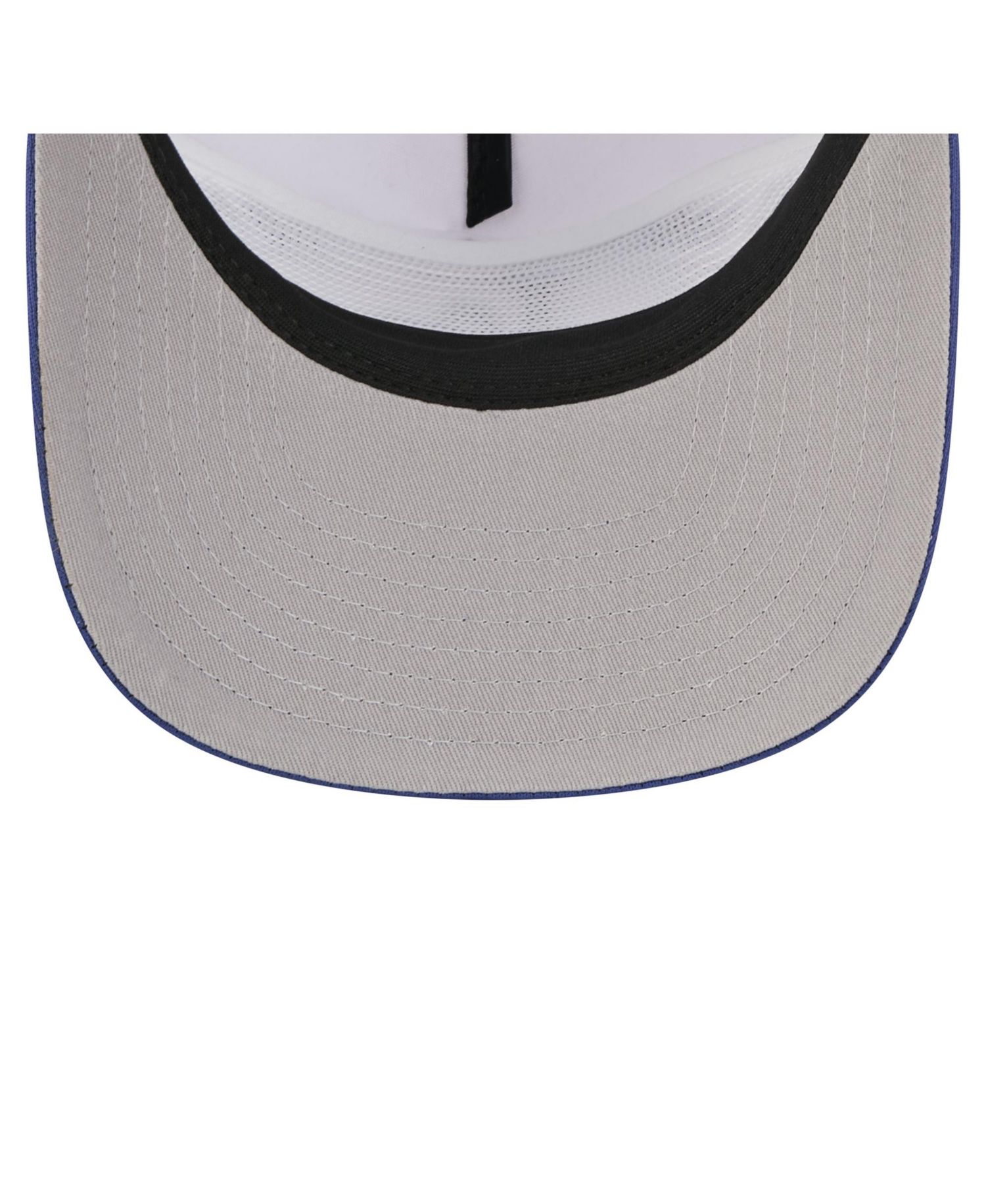 Men's White/Royal Los Angeles Dodgers Retro Cut 19TWENTY Adjustable Trucker Hat