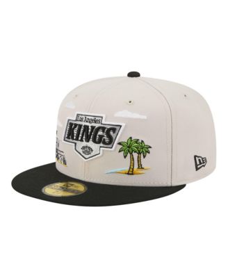 Men's Tan/Black Los Angeles Kings Localized City Icon 59FIFTY Fitted Hat