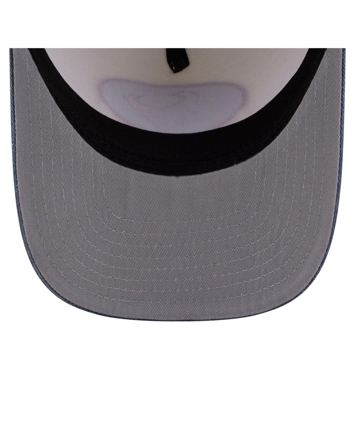Men's Cream/Navy Houston Texans Washed A-Frame 9FIFTY Snapback Hat